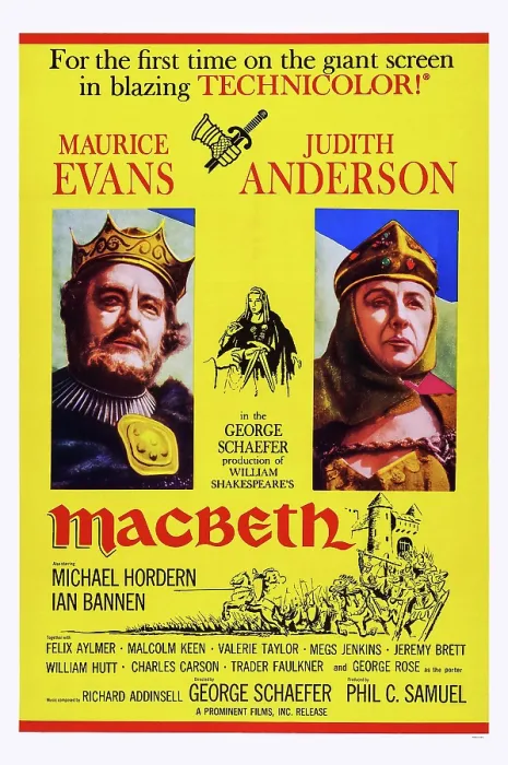 Framed Print : MACBETH, US poster art, from left: Maurice Evans, Judith Anderson, 1960 Framed Print : MACBETH, US poster art, from left: Maurice Evans, Judith Anderson, 1960
