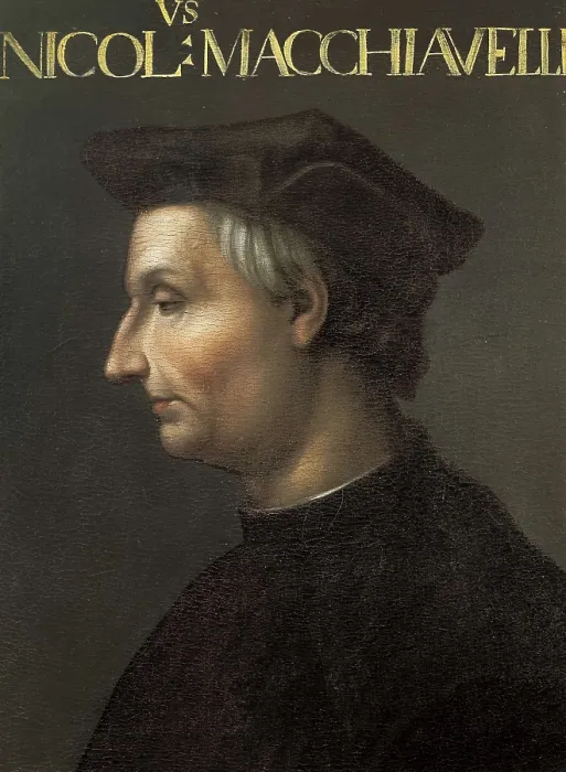 Framed Print : MACHIAVELLI, Niccol (1469-1527). Anonymous portrait of Niccolo Machiavelli. Oil on canvas. ITALY. Florence. Galleria degli Uffizi (Uffizi Gallery) Framed Print : MACHIAVELLI, Niccol (1469-1527). Anonymous portrait of Niccolo Machiavelli. Oil on canvas. ITALY. Florence. Galleria degli Uffizi (Uffizi Gallery)