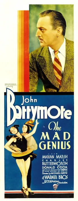 Framed Print : THE MAD GENIUS, top: John Barrymore, 1931
