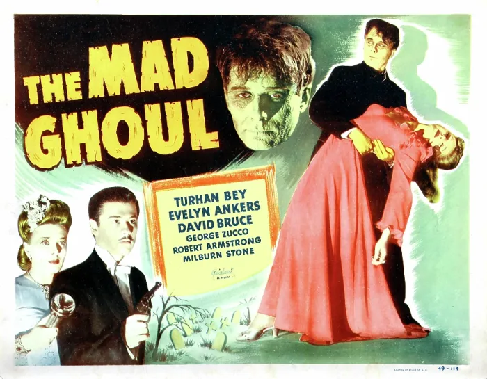 Framed Print : THE MAD GHOUL, Evelyn Ankers, Turhan Bey, David Bruce, 1943
