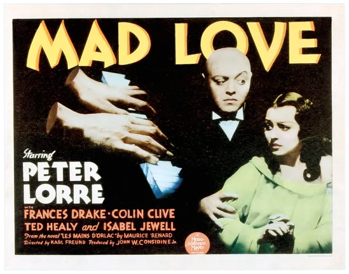 Framed Print : MAD LOVE, from left: Peter Lorre, Frances Drake, 1935 Framed Print : MAD LOVE, from left: Peter Lorre, Frances Drake, 1935
