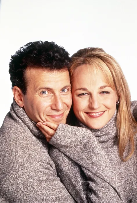 Framed Print : MAD ABOUT YOU, from left: Paul Reiser, Helen Hunt, 1992-2019 Framed Print : MAD ABOUT YOU, from left: Paul Reiser, Helen Hunt, 1992-2019