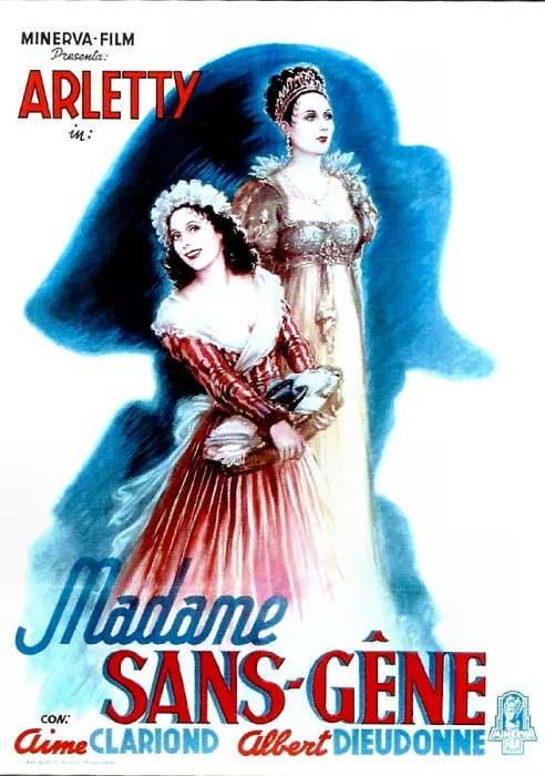 Framed Print : MADAME, (aka MADAME SANS-GENE), French poster, Arletty, 1941 Framed Print : MADAME, (aka MADAME SANS-GENE), French poster, Arletty, 1941