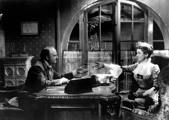 Framed Print : MADAME DE... (aka THE EARRINGS OF MADAME DE...), Danielle Darrieux (right), 1953