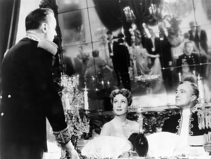 Framed Print : MADAME DE... (aka THE EARRINGS OF MADAME DE...), Charles Boyer, Danielle Darrieux, Vittorio De Sica, 1953 Framed Print : MADAME DE... (aka THE EARRINGS OF MADAME DE...), Charles Boyer, Danielle Darrieux, Vittorio De Sica, 1953