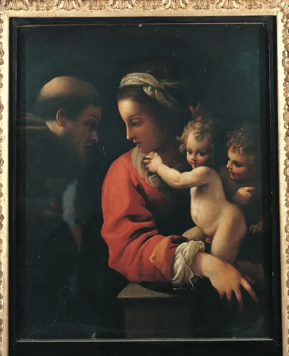 Framed Print : Madonna and the Child with St Francis and St John the Baptist as a Child, by Bartolomeo Schedoni, 17th Century, - Italy, Lombardy, Milan, Brera art gallery. All Framed Print : Madonna and the Child with St Francis and St John the Baptist as a Child, by Bartolomeo Schedoni, 17th Century, - Italy, Lombardy, Milan, Brera art gallery. All