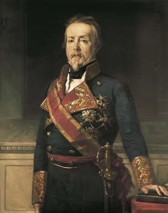 Framed Print : MADRAZO, Federico (1815-1894). Evaristo San Miguel. Oil on canvas. SPAIN. Madrid. Royal Academy of History. AISA / Everett Collection**US SALES ONLY**