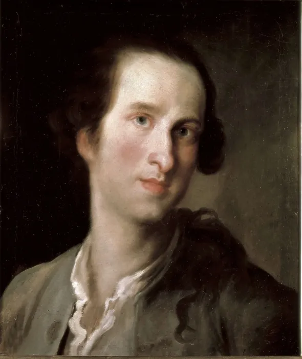 Framed Print : MAELLA, Mariano Salvador (1739-1819). Self-portrait. Oil on canvas. SPAIN. Madrid. St. Fernando Royal Academy Museum. AISA / Everett Collection**US SALES ONLY**