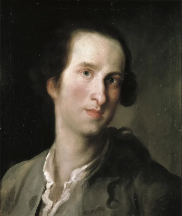 Framed Print : MAELLA, Mariano Salvador (1739-1819). Self-portrait. Neoclassicism. Oil on canvas. SPAIN. Madrid. St. Fernando Royal Academy Museum. - P