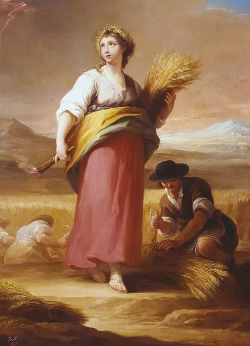 Framed Print : MAELLA, Mariano Salvador (1739-1819). Allegory of Summer. ca. 1792 Framed Print : MAELLA, Mariano Salvador (1739-1819). Allegory of Summer. ca. 1792