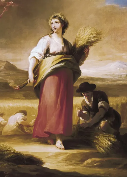 Framed Print : MAELLA, Mariano Salvador (1739-1819). Allegory of Summer. ca. 1792