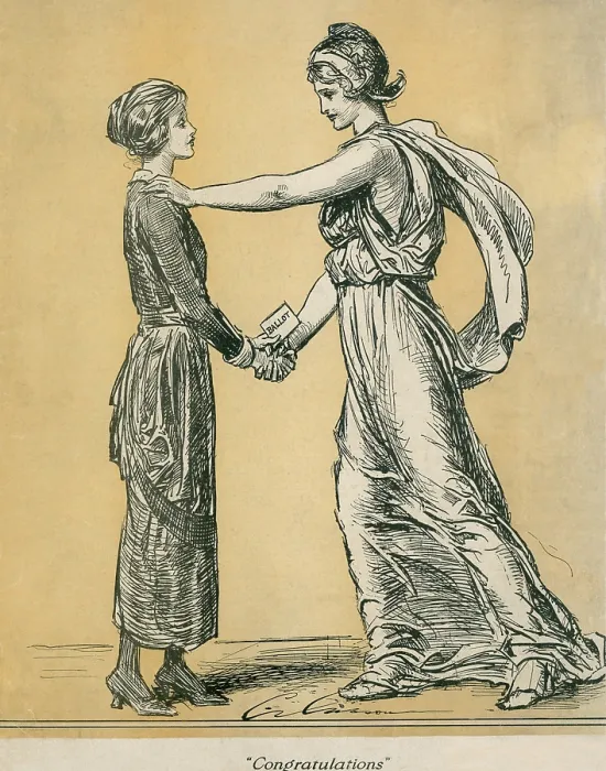 Framed Print : Magazine cover commemorating the final ratification of the 19th amendment granting women the right to vote. LIFE magazine, June 28, 1920 Framed Print : Magazine cover commemorating the final ratification of the 19th amendment granting women the right to vote. LIFE magazine, June 28, 1920
