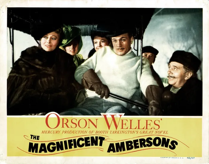 Framed Print : THE MAGNIFICENT AMBERSONS, from left, Dolores Costello, Joseph Cotten, Ray Collins, 1942