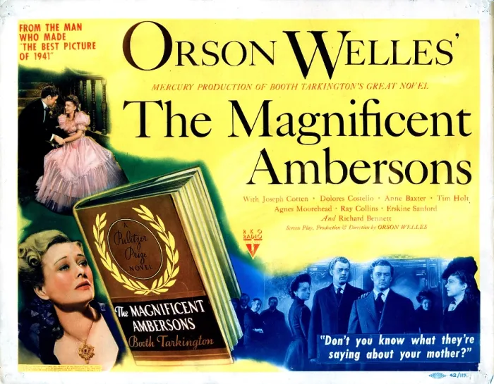 Framed Print : THE MAGNIFICENT AMBERSONS, Tim Holt, Dolores Costello, Anne Baxter, Agnes Moorehead, Joseph Cotten, 1942