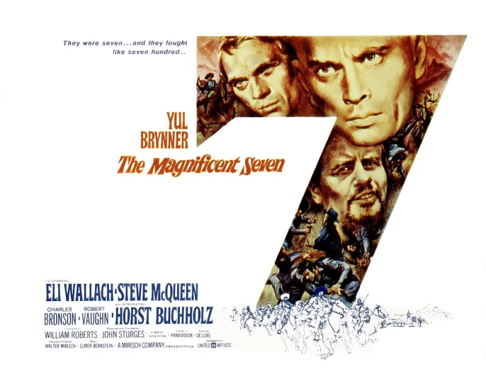 Framed Print : THE MAGNIFICENT SEVEN, Steve McQueen, Yul Brynner, Eli Wallach, 1960 Framed Print : THE MAGNIFICENT SEVEN, Steve McQueen, Yul Brynner, Eli Wallach, 1960