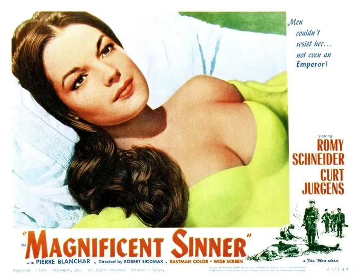 Framed Print : MAGNIFICENT SINNER, (aka KATIA, aka ADORABLE SINNER), Romy Schneider, 1959