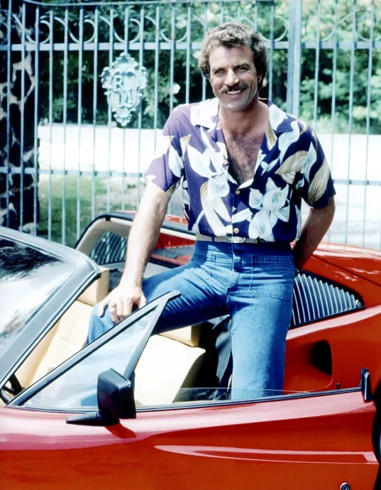 Framed Print : MAGNUM P.I. Tom Selleck, 1980-88