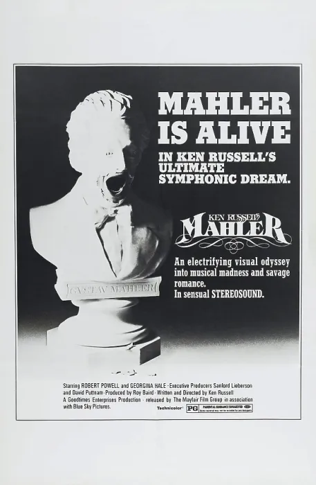 Framed Print : MAHLER, US poster, 1974 Framed Print : MAHLER, US poster, 1974
