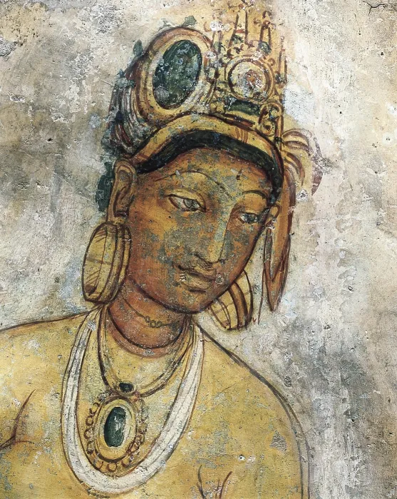 Framed Print : Maidens among clouds. 5th c. SRI LANKA. Sigiriya. Frescoes in the ancient rock fortress and palace of Sigiriya built by King Kasssapa (477-495). Hindu art. Fresco Framed Print : Maidens among clouds. 5th c. SRI LANKA. Sigiriya. Frescoes in the ancient rock fortress and palace of Sigiriya built by King Kasssapa (477-495). Hindu art. Fresco