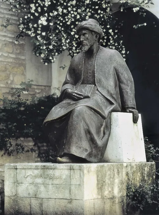 Framed Print : MAIMONIDES, Moses (1135-1204). Sculpture of Maimonides. Sculpture on bronze. SPAIN. ANDALUSIA. Cordoba. Tiberiades Square. AISA / Everett Collection**US SALES ONLY**