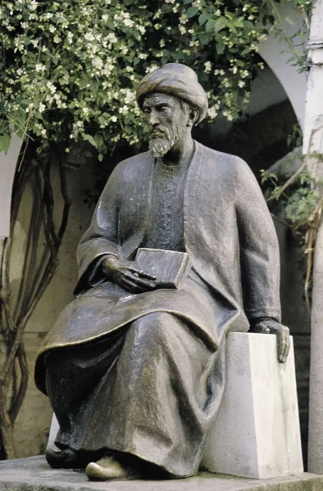 Framed Print : MAIMONIDES, Moses (1135-1204). Sculpture of Maimonides. Sculpture on bronze. SPAIN. ANDALUSIA. Cordoba. Tiberiades Square. AISA / Everett Collection**US SALES ONLY**