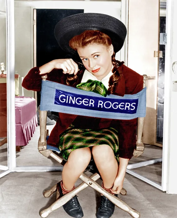 Framed Print : THE MAJOR AND THE MINOR, Ginger Rogers, on set, 1942