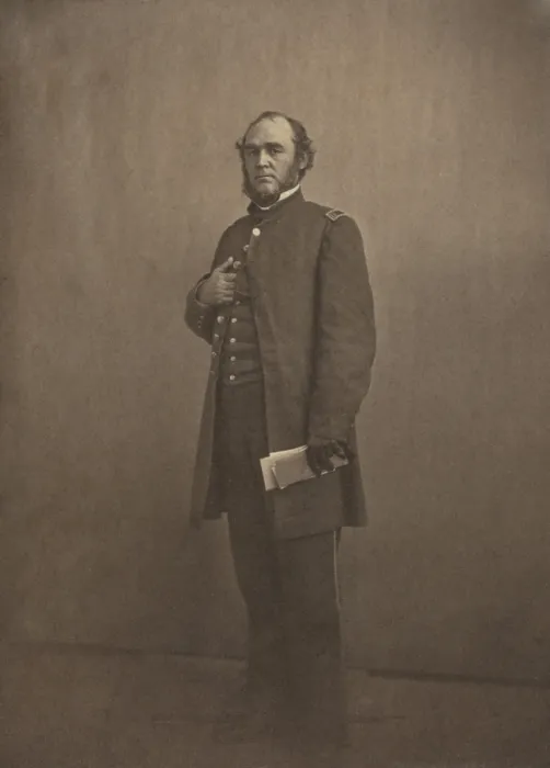 Framed Print : Major Montgomery C. Meigs, US Army General Staff, March 1861. Upon his 1836 graduation from West Point, Meigs was assigned to the Army Corps of Engineers
