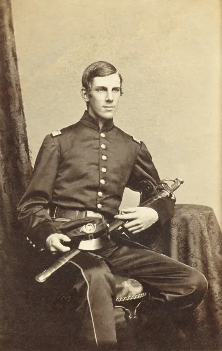 Framed Print : Major Oliver Wendell Holmes, Jr. 20th Massachusetts Infantry Regiment, as a Civil war soldier. He was wounded three times: Balls Bluff, VA, Oct