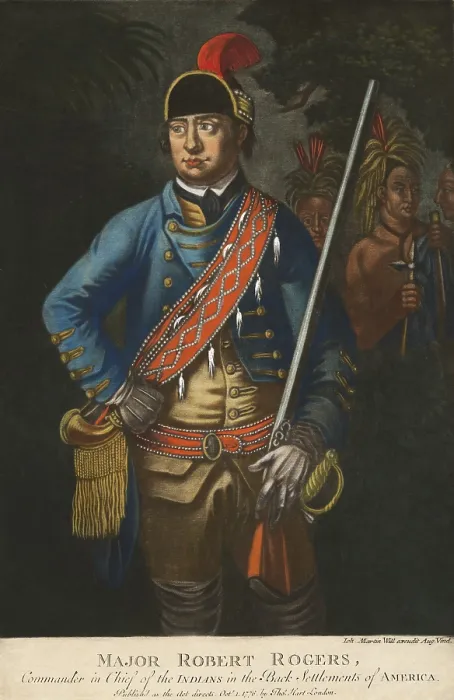 Framed Print : Major Robert Rogers, Commander in Chief of the Indians on the frontier during the French and Indian War Framed Print : Major Robert Rogers, Commander in Chief of the Indians on the frontier during the French and Indian War