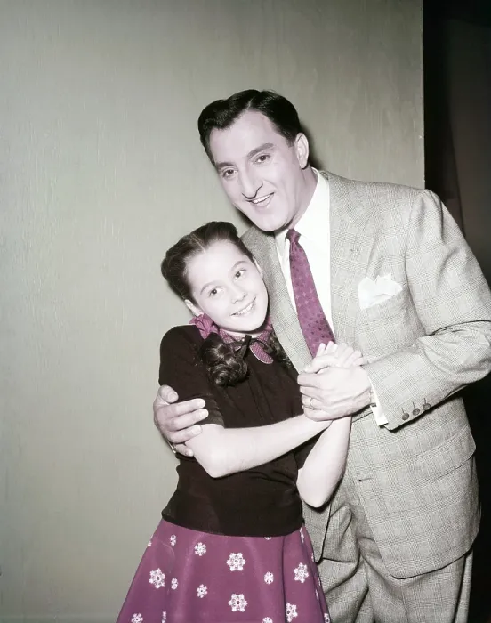 Framed Print : MAKE ROOM FOR DADDY, (aka THE DANNY THOMAS SHOW), from left: Sherry Jackson, Danny Thomas, (1953) 1953-1965 Framed Print : MAKE ROOM FOR DADDY, (aka THE DANNY THOMAS SHOW), from left: Sherry Jackson, Danny Thomas, (1953) 1953-1965