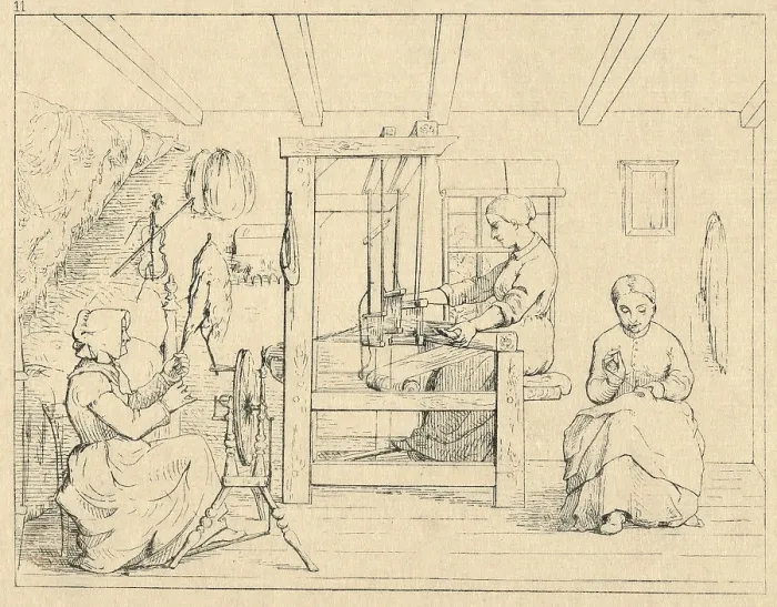 Framed Print : MAKING CLOTHES FOR THE BOYS IN THE ARMY, by Adalbert John Volck, American etching, 1861-63 Framed Print : MAKING CLOTHES FOR THE BOYS IN THE ARMY, by Adalbert John Volck, American etching, 1861-63