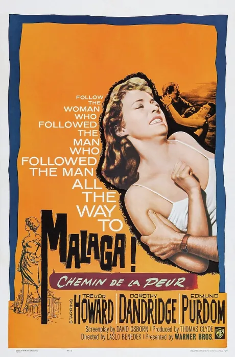 Framed Print : MALAGA!, Dorothy Dandridge on poster art, 1962 Framed Print : MALAGA!, Dorothy Dandridge on poster art, 1962