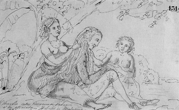 Framed Print : Malaspina Expedition.Vavao or Tonga Islands (1793). Two Indian women entertaining Malaspina. Pencil drawing by Juan Ravenet. Drawing. SPAIN. Madrid. America's Museum. - J Framed Print : Malaspina Expedition.Vavao or Tonga Islands (1793). Two Indian women entertaining Malaspina. Pencil drawing by Juan Ravenet. Drawing. SPAIN. Madrid. America's Museum. - J
