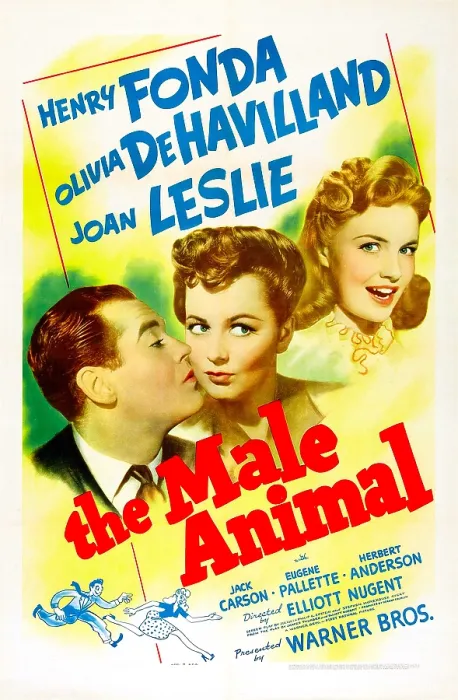 Framed Print : THE MALE ANIMAL, US poster, from left: Henry Fonda, Olivia de Havilland, Joan Leslie, 1942 Framed Print : THE MALE ANIMAL, US poster, from left: Henry Fonda, Olivia de Havilland, Joan Leslie, 1942