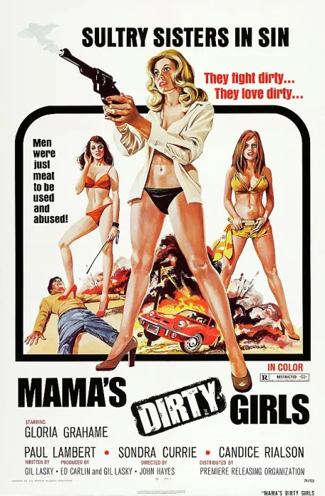 Framed Print : MAMA'S DIRTY GIRLS, 1974