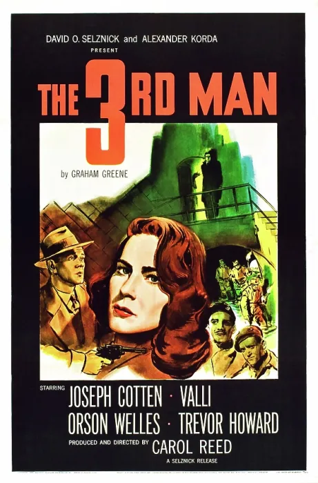Framed Print : THE THIRD MAN, (aka THE 3RD MAN), l-r: Joseph Cotten, Alida Valli (aka Valli) on poster art, 1949 Framed Print : THE THIRD MAN, (aka THE 3RD MAN), l-r: Joseph Cotten, Alida Valli (aka Valli) on poster art, 1949