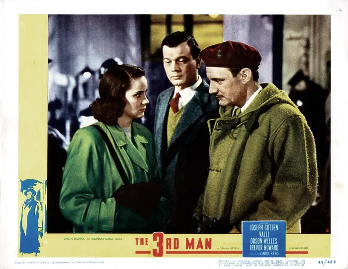 Framed Print : THE THIRD MAN, (aka THE 3rd MAN), from left, Alida Valli, Joseph Cotten, Trevor Howard, 1949 Framed Print : THE THIRD MAN, (aka THE 3rd MAN), from left, Alida Valli, Joseph Cotten, Trevor Howard, 1949