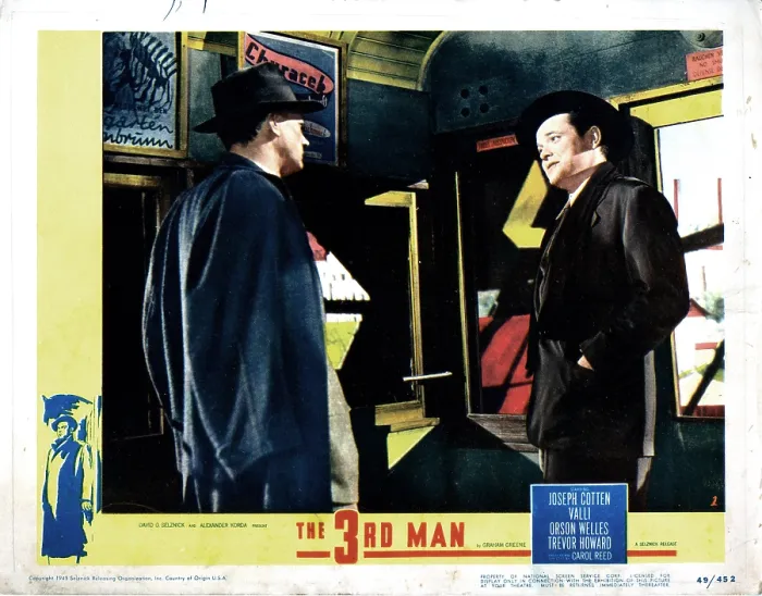Framed Print : THE THIRD MAN, (aka THE 3rd MAN), from left, Joseph Cotten, Orson Welles, 1949