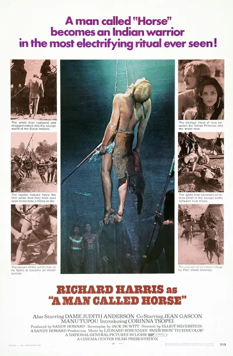 Framed Print : A MAN CALLED HORSE, US poster, center: Richard Harris, top right: Richard Harris, Corinna Tsopei, 1970 Framed Print : A MAN CALLED HORSE, US poster, center: Richard Harris, top right: Richard Harris, Corinna Tsopei, 1970