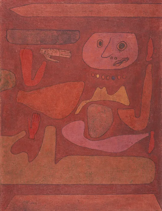 Framed Print : The Man of Confusion, 1939, by Paul Klee, 1879-1940, Swiss-born German, oil on canvas. (BSLOC_2023_4_99)