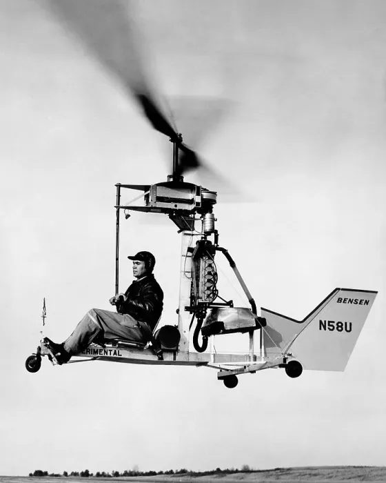 Framed Print : One Man helicopter that uses a Mercury Outboard Motor. Oct. 1959. (CSU_ALPHA_1513) CSU Archives / Everett Collection Framed Print : One Man helicopter that uses a Mercury Outboard Motor. Oct. 1959. (CSU_ALPHA_1513) CSU Archives / Everett Collection