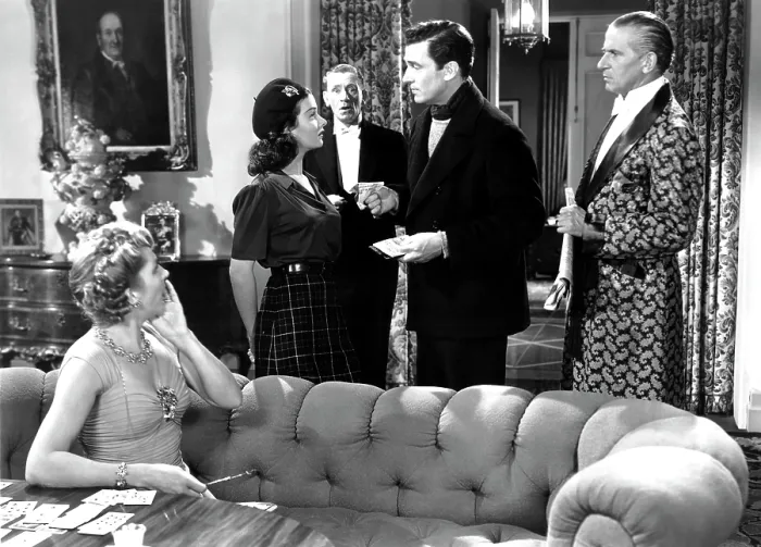 Framed Print : MAN HUNT, John Carradine, Joan Bennett, Walter Pidgeon, 1941
