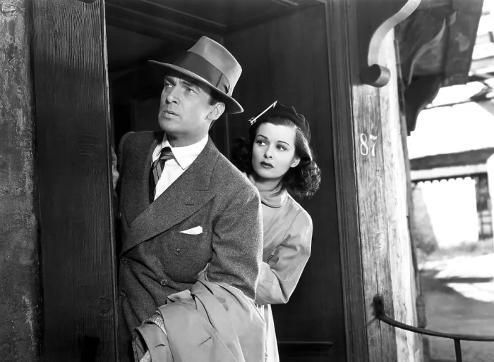 Framed Print : MAN HUNT, Walter Pidgeon, Joan Bennett, 1941, TM and Copyright (c) 20th Century-Fox Film Corp. All Rights Reserved Framed Print : MAN HUNT, Walter Pidgeon, Joan Bennett, 1941, TM and Copyright (c) 20th Century-Fox Film Corp. All Rights Reserved