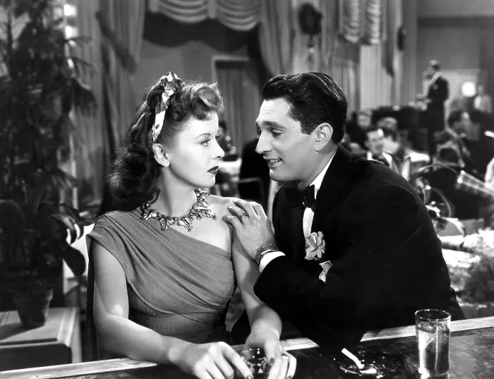Framed Print : THE MAN I LOVE, Ida Lupino, Robert Alda, 1947