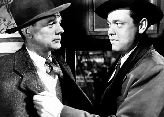 Framed Print : THE THIRD MAN, Joseph Cotten, Orson Welles, 1949