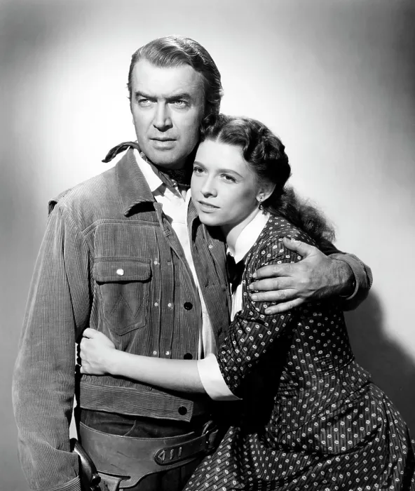Framed Print : THE MAN FROM LARAMIE, James Stewart, Cathy O'Donnell, 1955 Framed Print : THE MAN FROM LARAMIE, James Stewart, Cathy O'Donnell, 1955