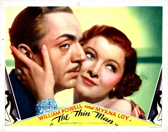 Framed Print : THE THIN MAN, from left, William Powell, Myrna Loy, 1934 Framed Print : THE THIN MAN, from left, William Powell, Myrna Loy, 1934