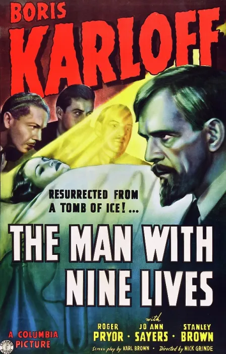 Framed Print : THE MAN WITH NINE LIVES, Boris Karloff, 1940 Framed Print : THE MAN WITH NINE LIVES, Boris Karloff, 1940