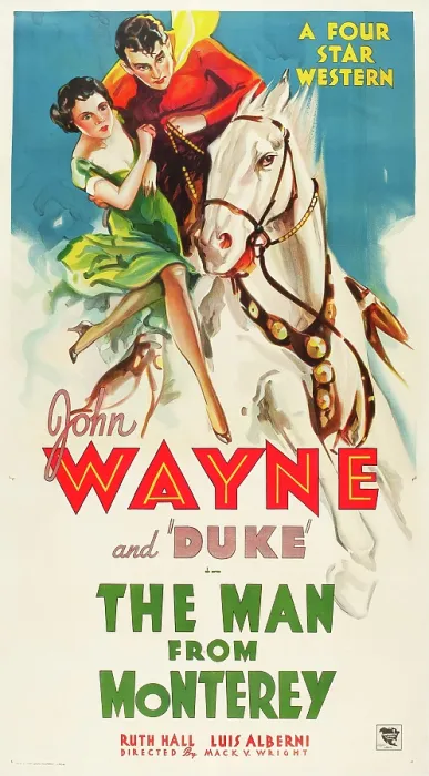 Framed Print : THE MAN FROM MONTEREY, Ruth Hall, John Wayne, 1933 Framed Print : THE MAN FROM MONTEREY, Ruth Hall, John Wayne, 1933
