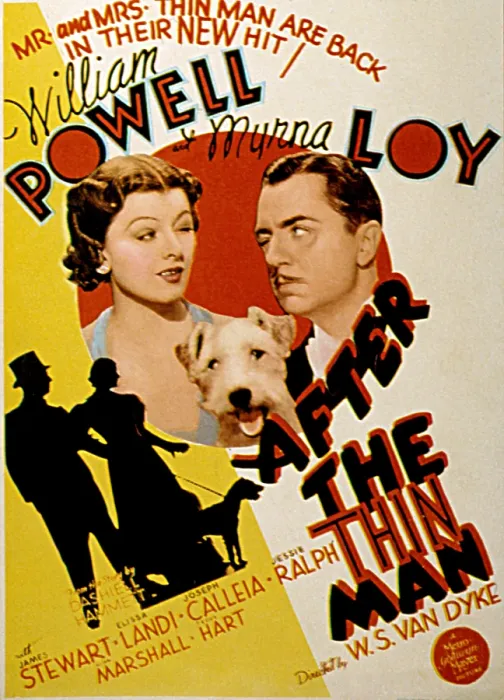 Framed Print : AFTER THE THIN MAN, Myrna Loy, Asta, William Powell, 1936